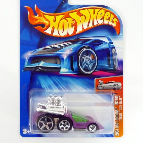 Hot Wheels 'Tooned Sixy Beast #096 First Editions 96/100 Purple DieCast Car 2004 - Picture 1 of 1
